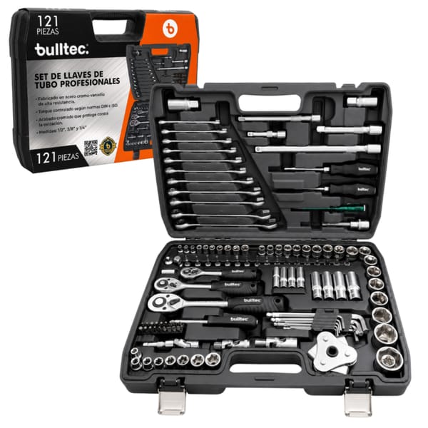 Set de Llaves Tubo x121Pcs BULLTEC BT0121