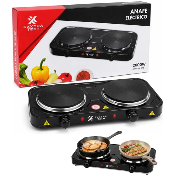 ANAFE DOBLE EXXTRA TECH 2000W AD-C301A