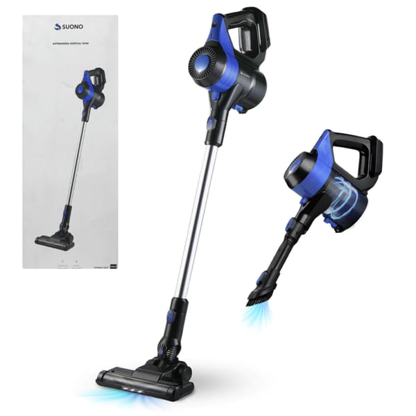 Aspiradora Vertical Inalámbrica 2 en 1 SUONO HOG0395