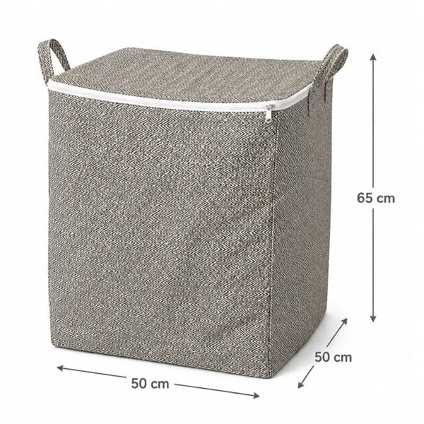 BOLSA ORGANIZADORA DE TELA CON CIERRE 50X65X50CM 180L