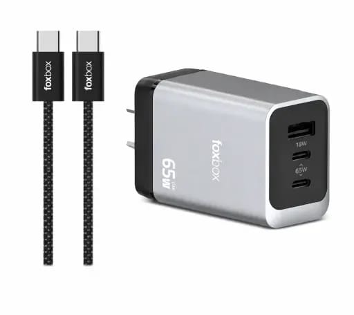 CARGADOR MEGA 3 65W USB+TC + CABLE C A C