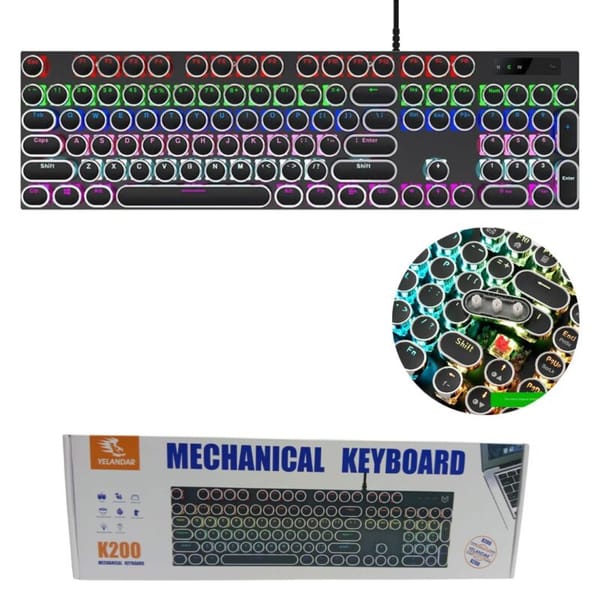 TECLADO MECANICO MECHANICAL KEYBOARD K200