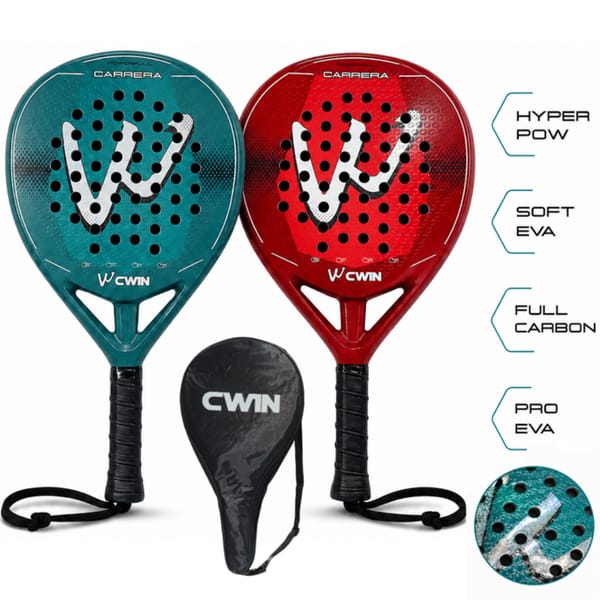 Paleta de pádel Camewin 5022 de Fibra de Carbono