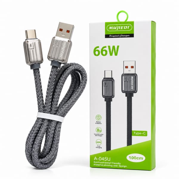Cable 66W TIPO C Reforzado MUJIEDI A-045U