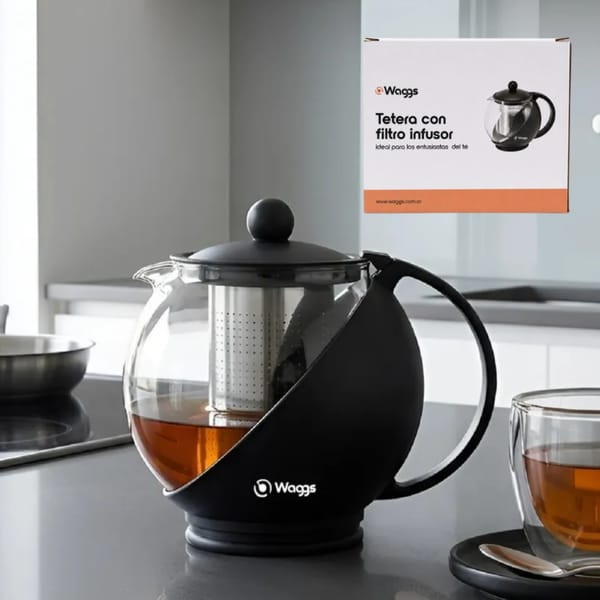 Tetera con Filtro Imfusor de Acero Inoxidable WAGGS TETE-1044