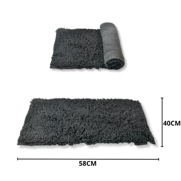 Alfombra De Baño Antideslizante Absorbente 60x40cm GBYY12