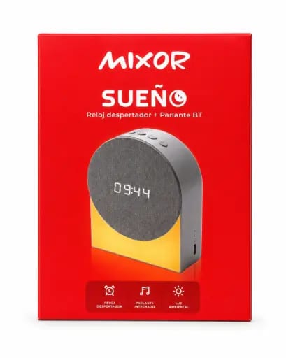 RELOJ DESPERTADOR + PARLANTE SUEÑO MODM-00HJ