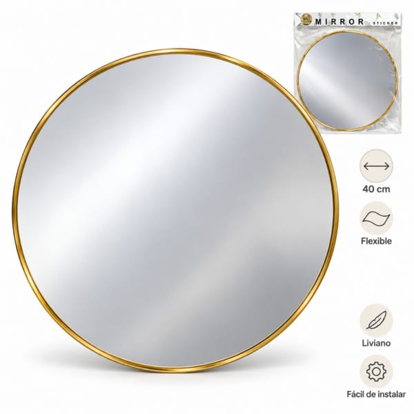 Espejo Circular Flexible MIRROR 40X40 BT6547