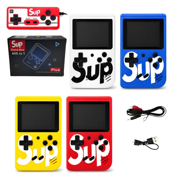 CONSOLA DE JUEGOS RETRO SUP 400 CON JOYSTICK