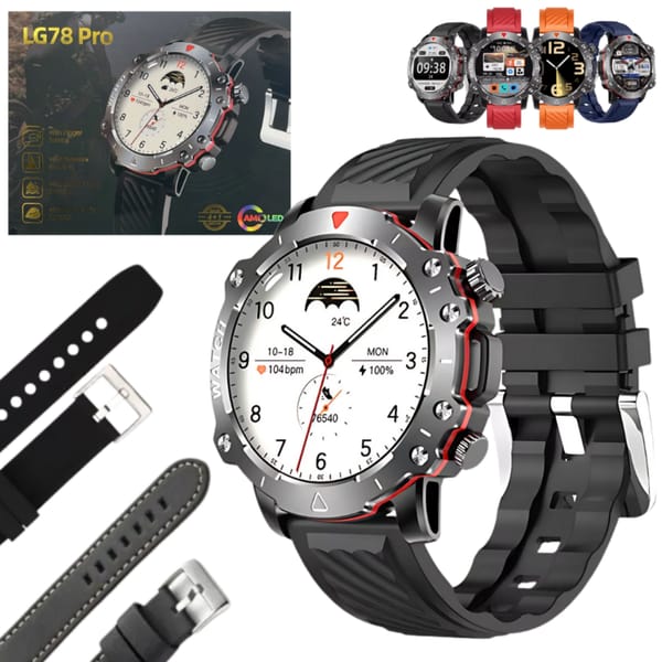 Reloj Smartwatch 4 en 1 Circular LG78 PRO