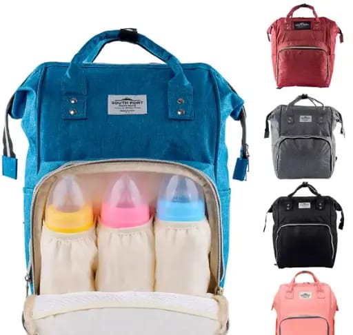MOCHILA MATERNAL MOCH046A COLOR AZUL