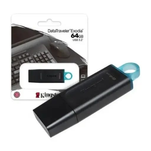 PENDRIVE 64GB KINGSTON EXODIA 3,2
