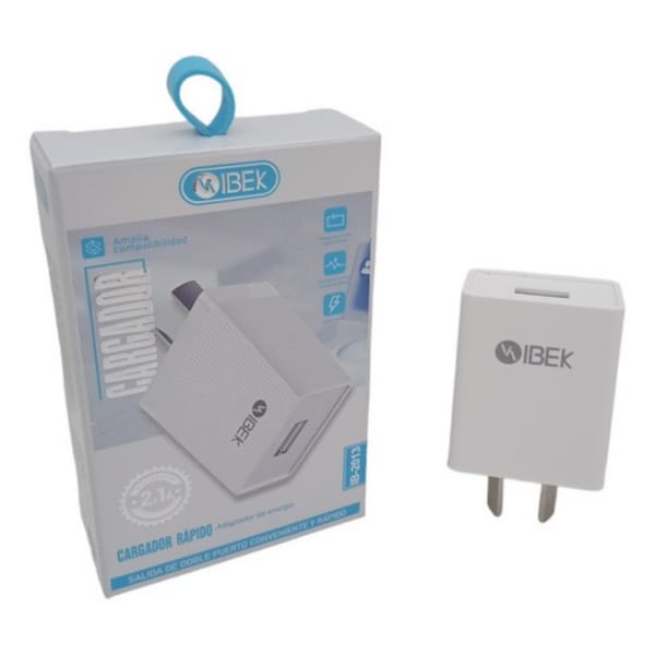 CARGADOR CABEZAL IBEK 2.1A ib-2013
