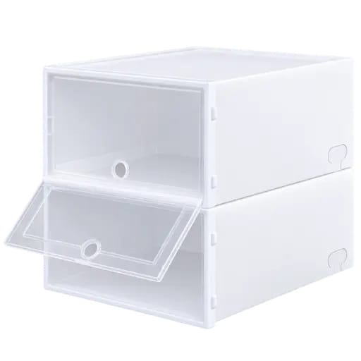 ORGANIZADOR DE ZAPATOS APILABLE CON TAPA - DL2187