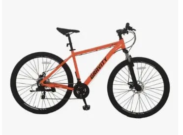 BICICLETA MTB GRAVITY GLOCK NN TALLE M/L - NARANJA/NEGRO - S/D