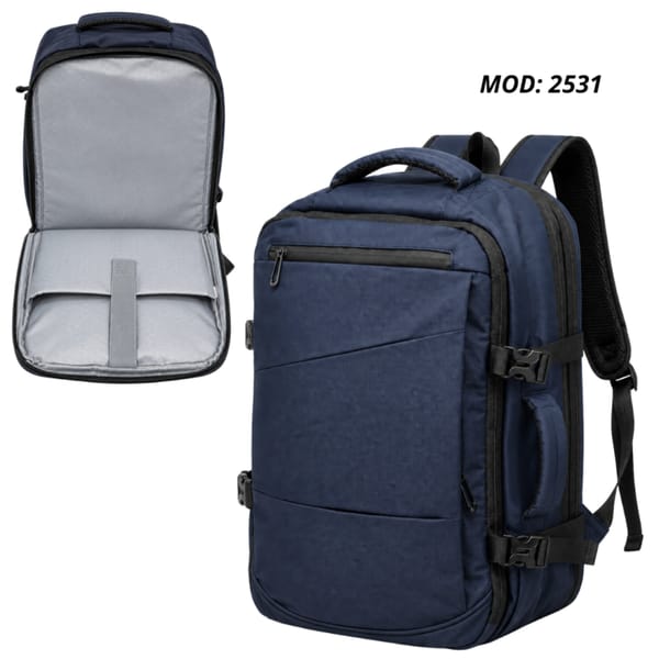 Mochila Viajera con Porta Notebook 2530/2531