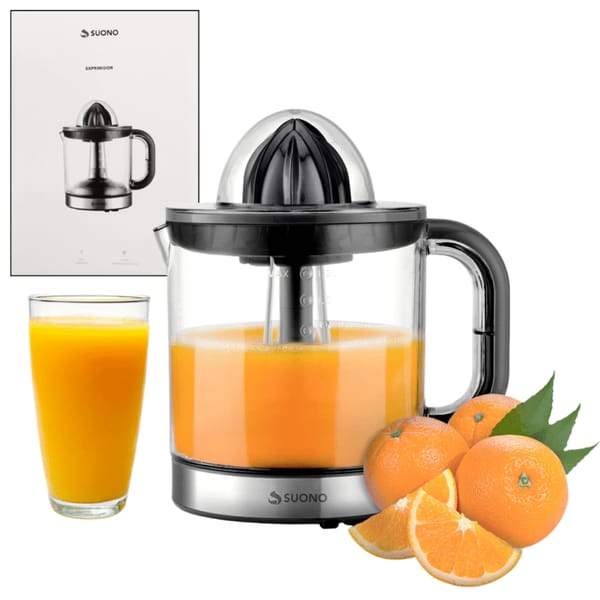 Exprimidor Electrico 1.2L SUONO ACERO HOG0326