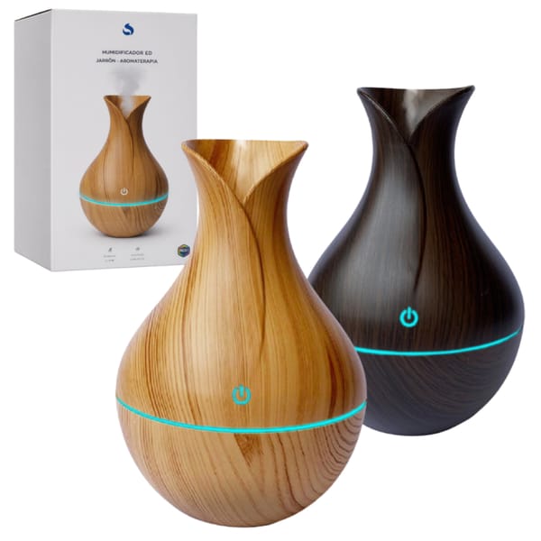 Humificador LED RGB Diseño Jarron SUONO 062OSC/CLA