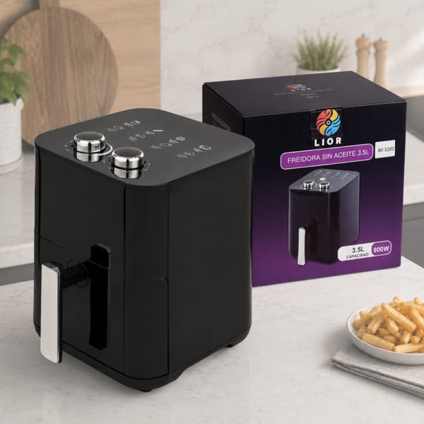 Freidora de Aire 3.5Lts 900W LIOR AF-3022