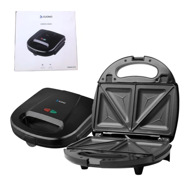 Sandwichera Placas Antidherente 750w Suono HOG0225