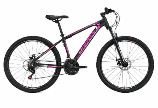 BICICLETA RYDETECH 300GT ACERO RODADO 29 TALLE M - NEGRO/ROSA S/D