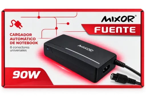 CARGADOR NOTEBOOK FUENTE MIXOR AUTO 8 PINES