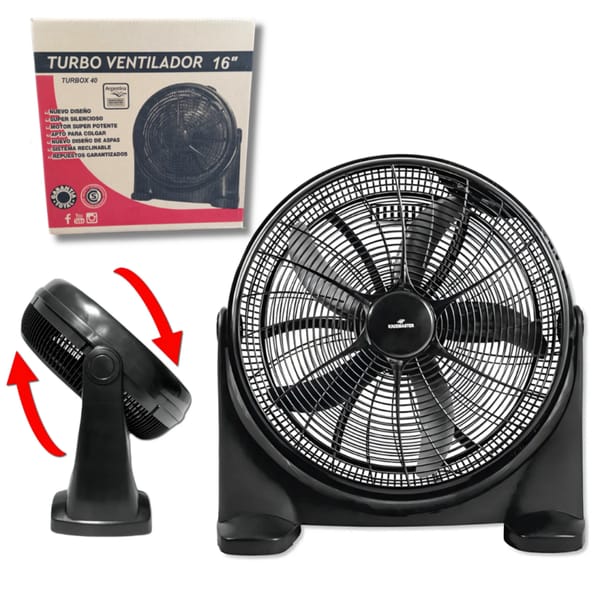 Ventilador TURBO KACEMASTER 16 Pulgadas