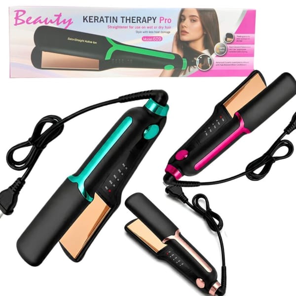 PLANCHA DE PELO BEAUTY KERATIN THERAPY 609