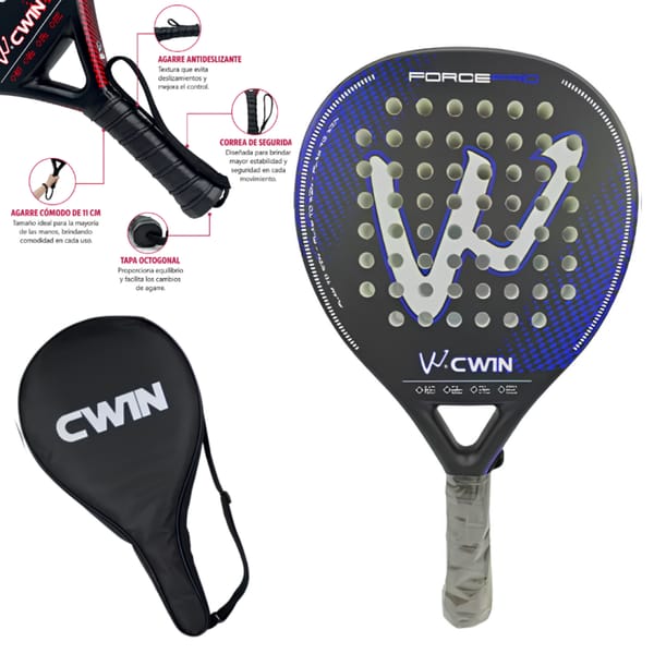 Paleta de Padel Camewin , cara EVA suave 4013