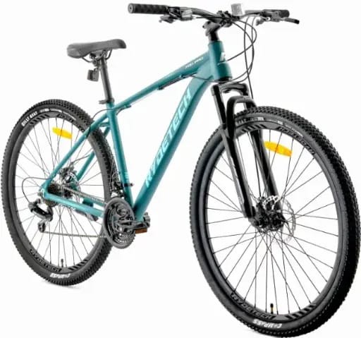 BICICLETA RYDETECH 700 PRO ALUMINIO RODADO 29 TALLE M - VERDE/CELESTE/GRIS S/D