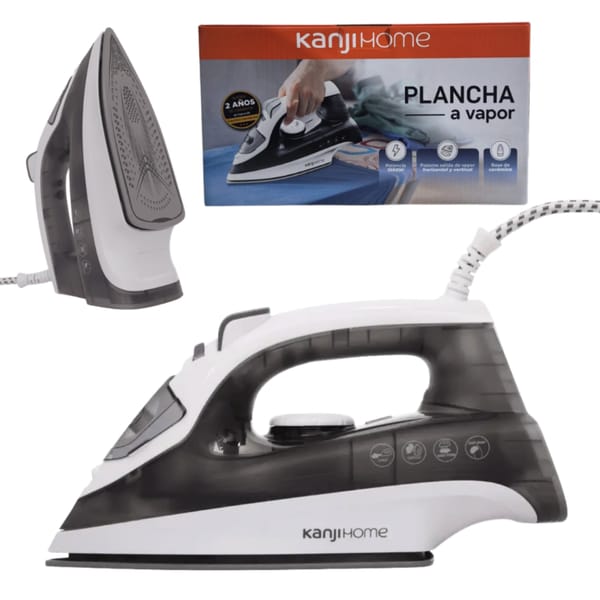 Plancha a Vapor Base Ceramica KANJI PL1603