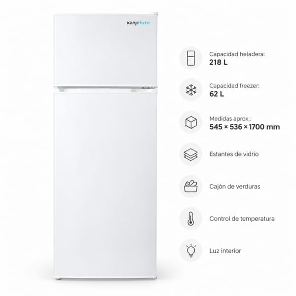 HELADERA KANJI SERIE 300 KJH-HD300B