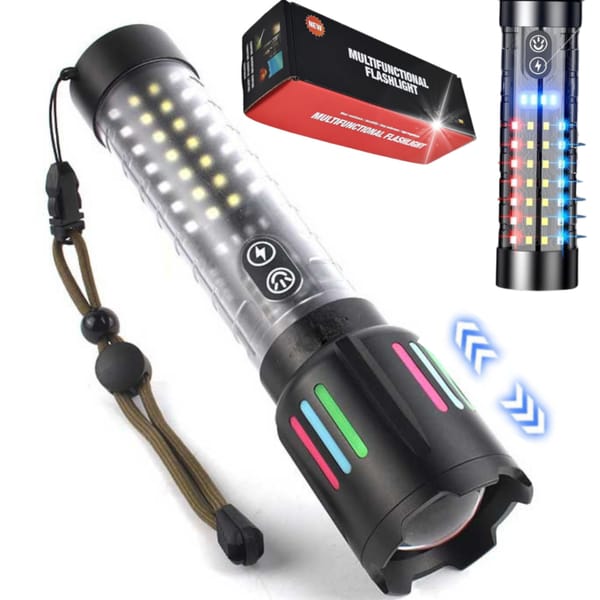 LINTERNA MULTIFUNCTIONAL FLASHLIGHT W519N
