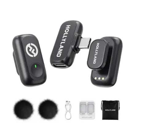 MICROFONO HOLLYLAND LARK A1 MINI DUO USB-C