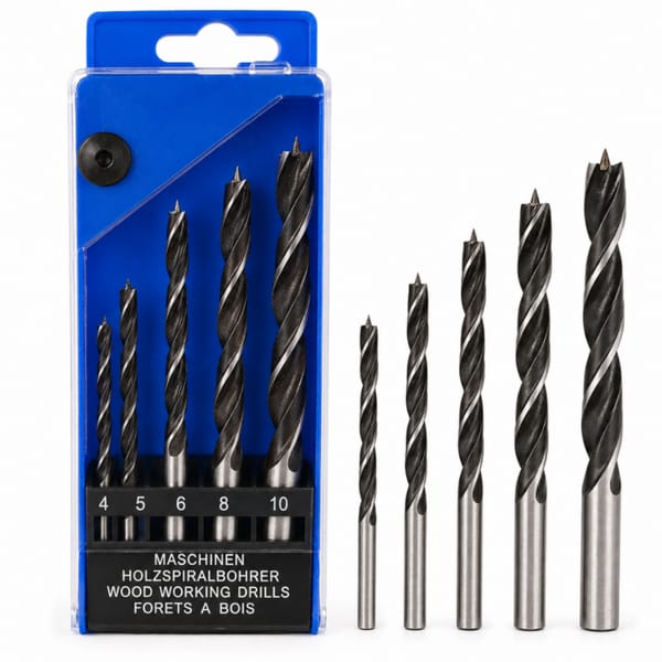 MECHAS TALADRO PARA MADERA CAJA AZUL WD-5