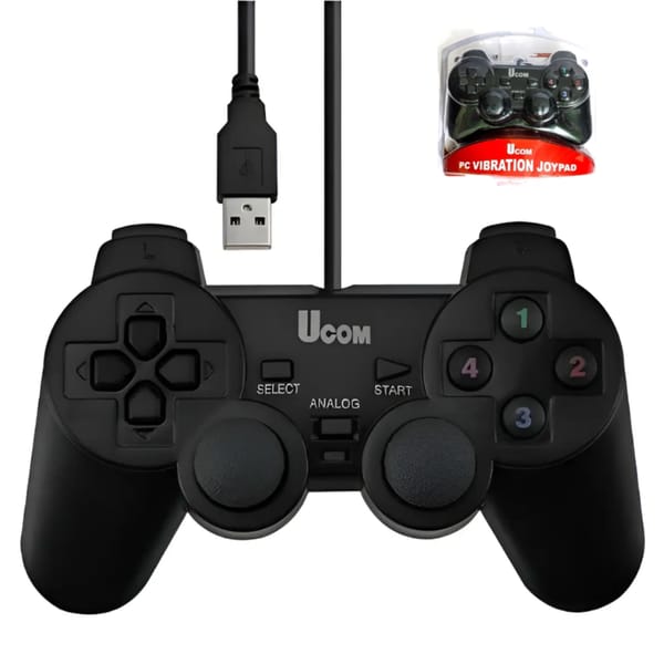 Joystick Cable Usb Para Pc Dualshock C/vibración Notebook packing rojo