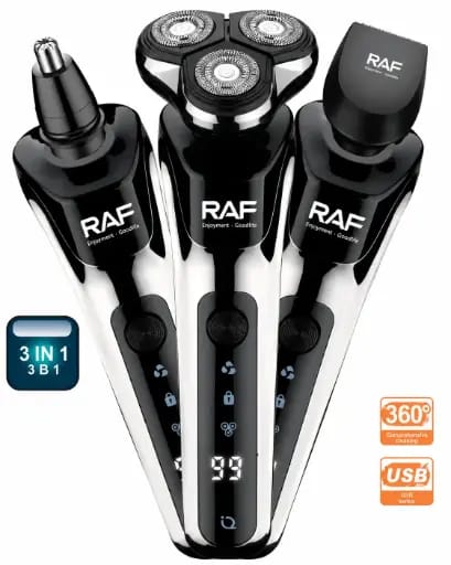 AFEITADORA 3 CABEZALES INTERCAMBIABLES RAF.4043