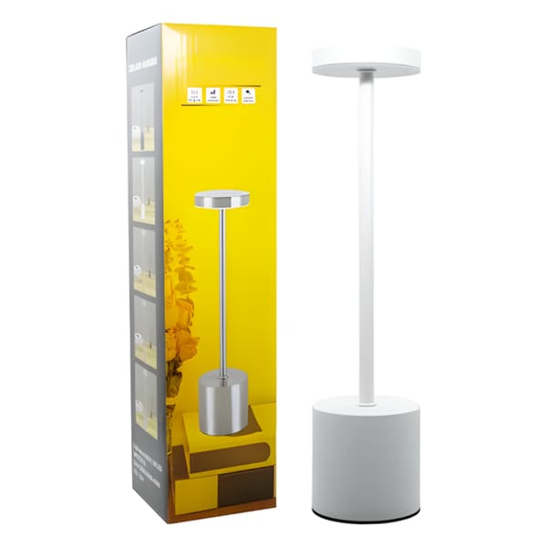 Lampara Touch Velador LED Recargable BLANCA ILU0156