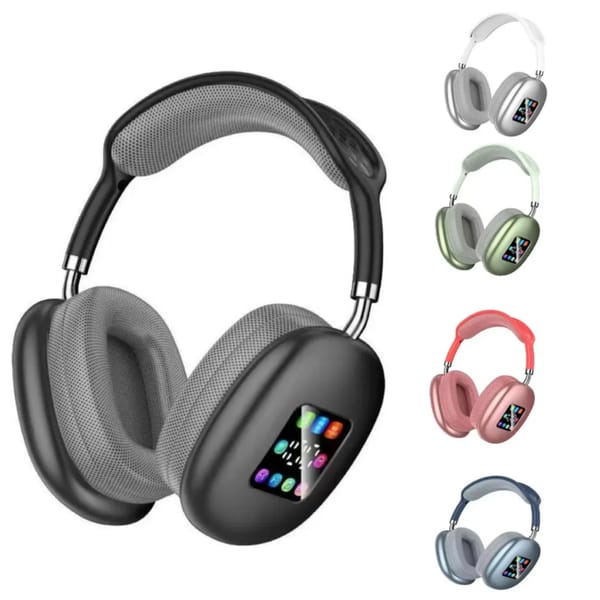 Auricular Vincha P9 con Pantalla P-90BT