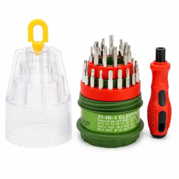 Set Destornillador de precisión 31 en 1 Estuche Cono