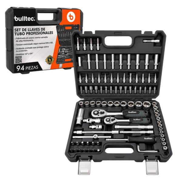 Set de Llaves de Tubo x94Pcs BULLTEC BT0094