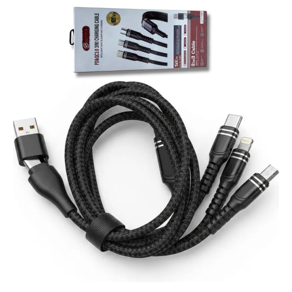 Cable USB 3 EN 1 SOLMA PD QC3.0 SL-C267
