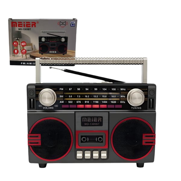 Radio Vintage Fm/am Meier Md-1305bt