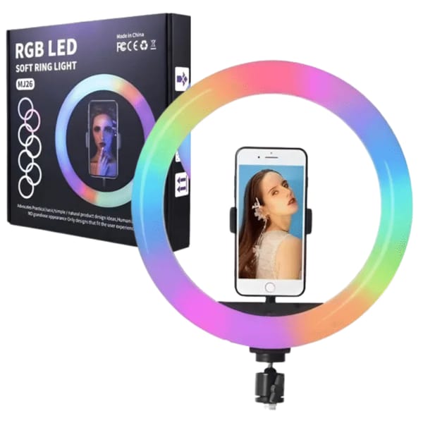 ARO DE LUZ RGB LED MJ26 10" Pulgadas