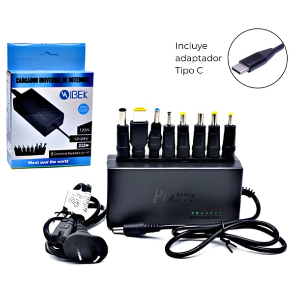 Cargador de Notebook Universal IBEK CA-NT1001
