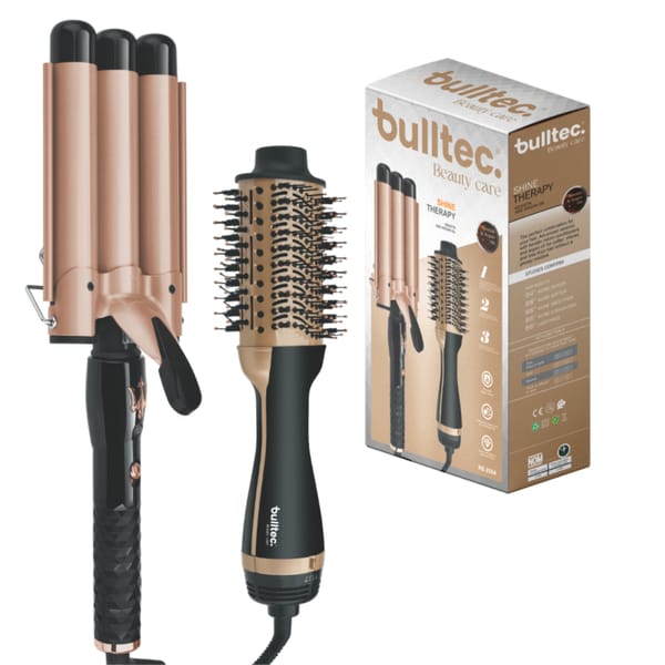 Set de Rizador y Cepillo One Step SHINE THERAPY BULLTEC