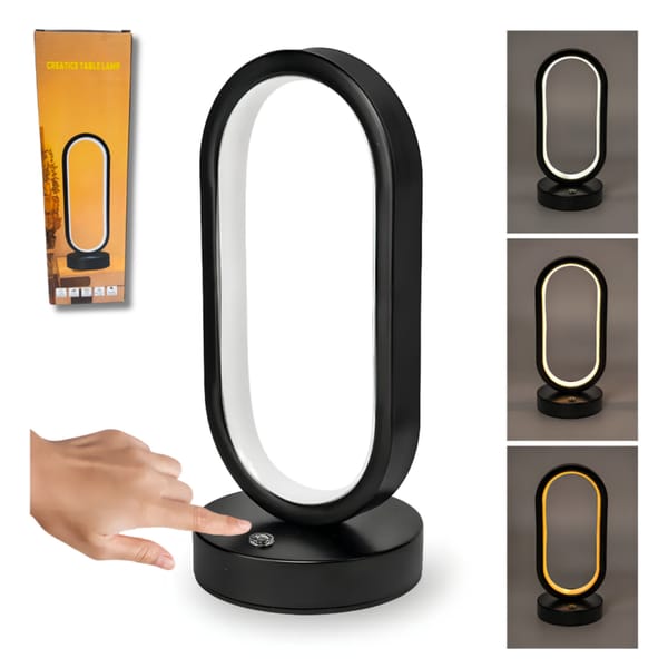 Lampara Velador Led Recargable CREATICE TABLE LAMP 3 Tonos KR-6522