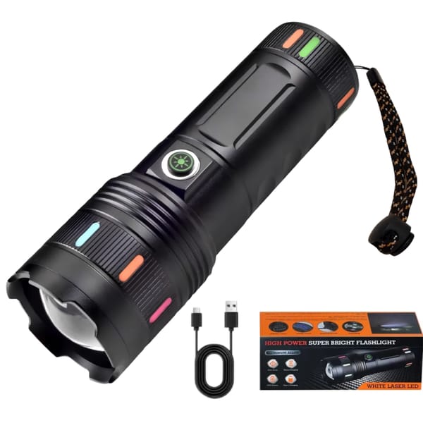 LINTERNA HIGH POWER LASER LED ALUMINIO 701