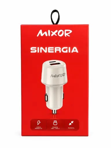 CARGADOR MIXOR SINERGIA 50W USB+TIPO C