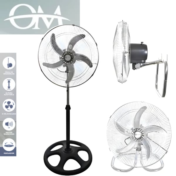 VENTILADOR DE PIE OM 3 EN 1 OM-VT90